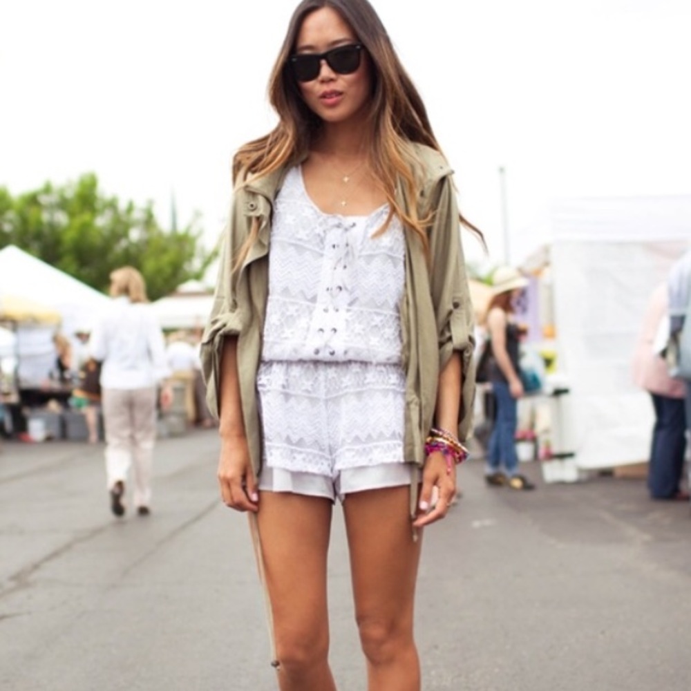 NWOT Lace Romper